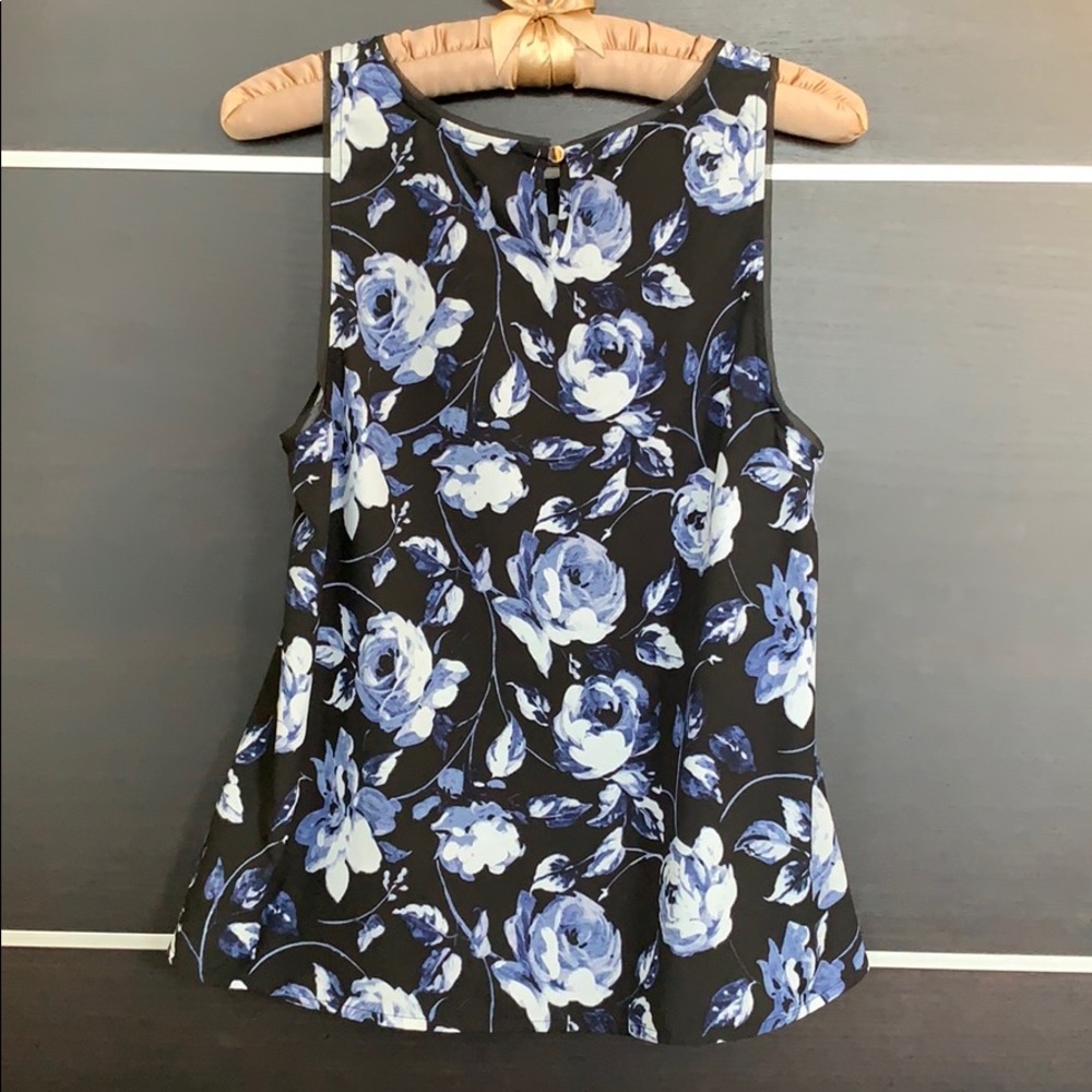 A New Day Floral Dressy Sleeveless Top - Picture 2 of 6